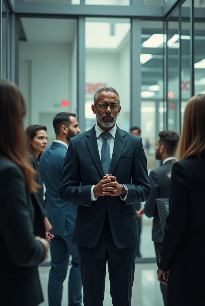 Create an image that reflects power without authority in an organization