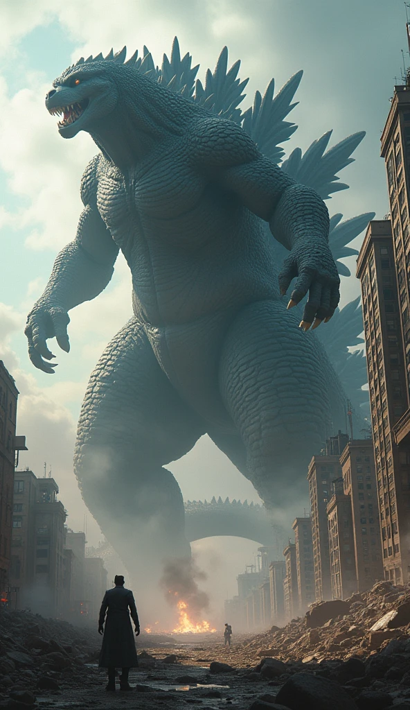 Giant cat vs godzilla
