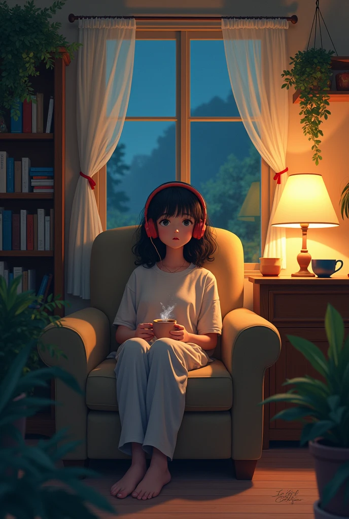 Make a picture for lofi girl
