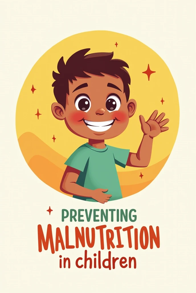 Logo for a health campaign on the prevention of malnutrition in children