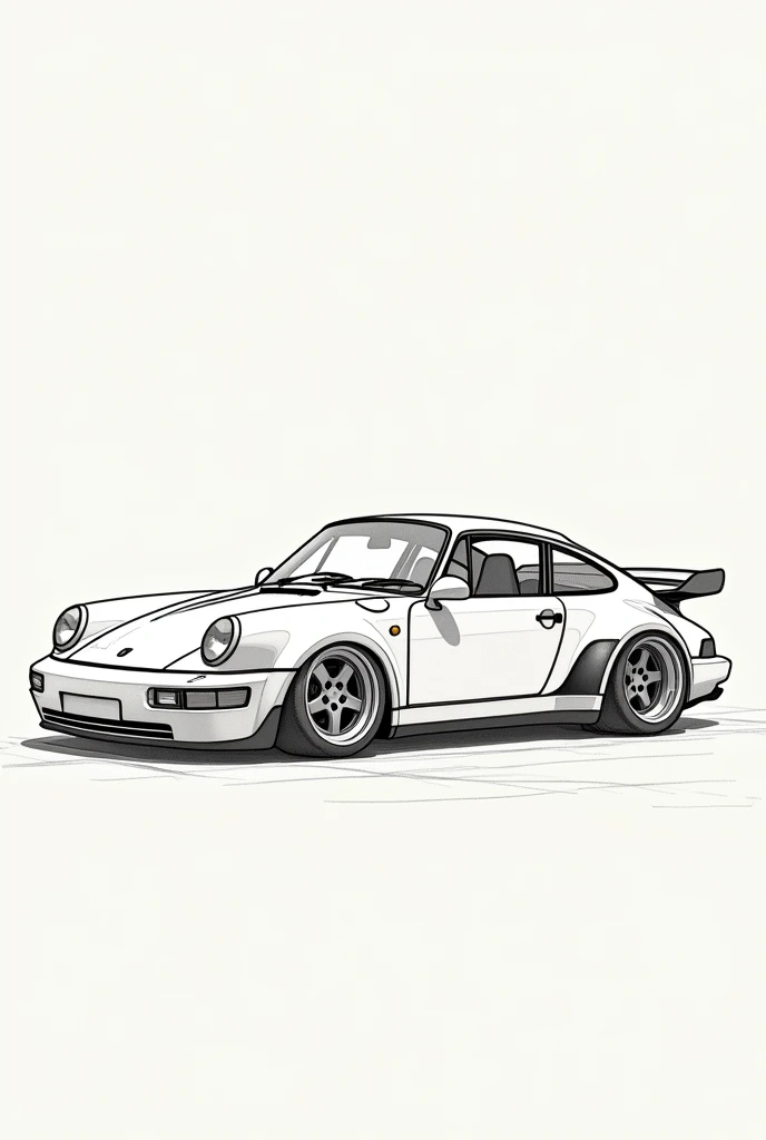 964 Turbo simple sketch