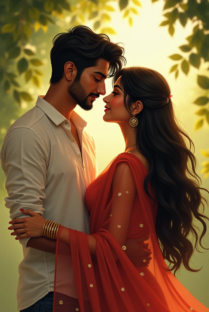 Desi girl with her boyfriend