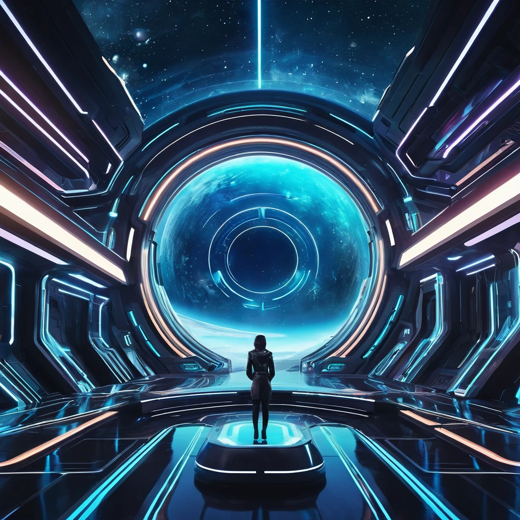 generate a brand strategy image in a futuristic intergalactic style in the form of.