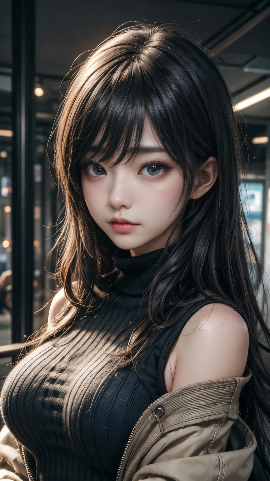 (最高qualityのディテール)、Realistic、8K Ultra HD、High resolution、(One Girl:1.2),(Glasses、Fatal Beauty,Attractive beauty) ,(A supple and powerful physique),(Sensual charm),(Glasses、Mysterious charm:1.1),(Big Breasts、Captivating silhouette),The 超detailedな、高qualityのテクスチャ、複雑なdetailed、detailed、非常にdetailedなCG、高qualityの影、detailed 美しく繊細な顔、detailed 美しく繊細な目、Written boundary depth、Ray Tracing、20th Generation、Cute K-Pop Girls、(The Face of Ulzan in Korea)、Thin face、(Urzan-6500-v1.1:0.6)、PurerosFace_v1、Glowing Eyes、Perfect body、 Viewer Display、(最高qualityのディテール:1.2)、Realistic、8K Ultra HD、High resolution、Woman close up, realistic girl rendering, 8k artistic german bokeh, Enchanting girl, Real Girls, Gurwitz, Gurwitz-style artwork, Girl Roleplay, Realistic 3D style, cgstation Popular Topics,, 8K Portrait Rendering,(truth,truth:1.4),(Sparkling eyes girl:1.2)、Best image quality, 最高quality, Realistic, 超detailedな, Realistic, 4K 8K Ultra HD Full Color RAW Photos, Fujifilm(Medium format), Hasselblad, Carl Zeiss, Incredible dynamic range photography(utility_art:Smooth-768:1.1),High resolution, High pixel count, 明確なdetailed, Clear images, Natural color reproduction, Noise Reduction, High fidelity, quality, Software Improvements, Upscaling, Optimized Algorithms, Professional-level retouching,
1. Oversized coat:
The coat is、Choose an oversized design that covers from shoulders to knees.。Color is classic navy or black、or warm khaki or beige, wait.、Choose colors that match the season。
2. Knitted sweater or turtleneck:
To protect yourself from the cold、Knitted sweater or turtleneckを選択してください。Match the texture and color of the knit to the coat.。
3. Wide leg pants:
For pants, Choose a wide-leg design、Combines ease of movement and style。Denim in dark tones or black trousers will look good.。
4. Knee-high boots:
What is included in an oversized coat、足首からふくらはぎまでカバーするKnee-high bootsとの組み合わせ。Boots are black or dark brown and chic.、Gives a stylish impression。
5. accessories:
シンプルなゴールドまたはシルバーのaccessoriesを選択してください、Add elegance to your outfit。for example、Long necklaces and large earrings are recommended.。
6. Handbags:
Handbags、Choose a color that matches the tone of your outfit.。Shoulder bags and tote bags are convenient and stylish。
7. Compensateと髪型:
Compensate, Choose natural colors that flatter your skin。Wavy Hair、By creating loose curls、Appeal to softness。