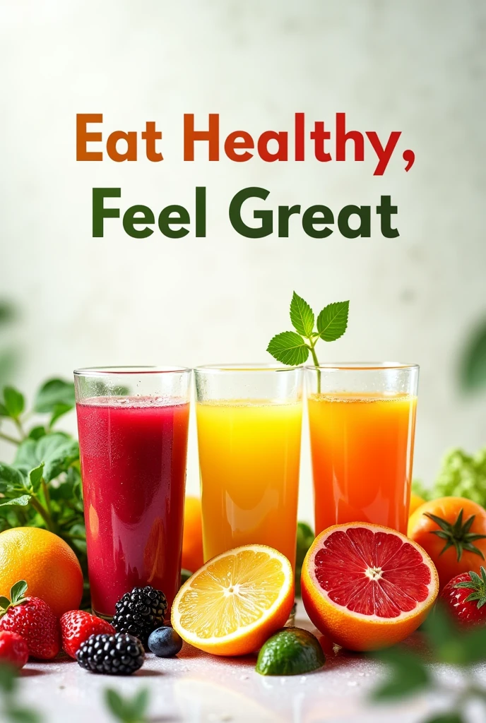 keto food poster, eating healthy, fresh, detox juice