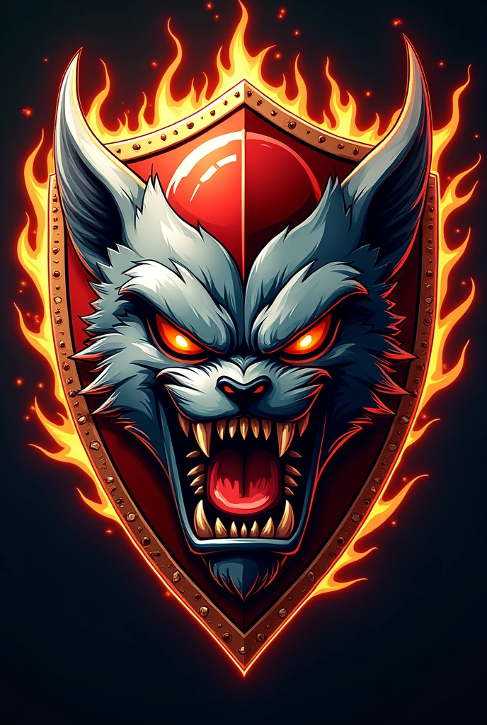 Create a shield for a football team "The Sayayines" Inspired by Dragon Ball Z