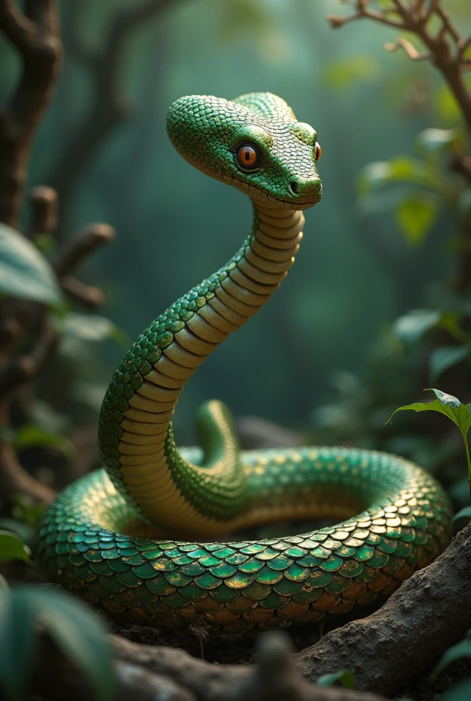 Snake with very small legs