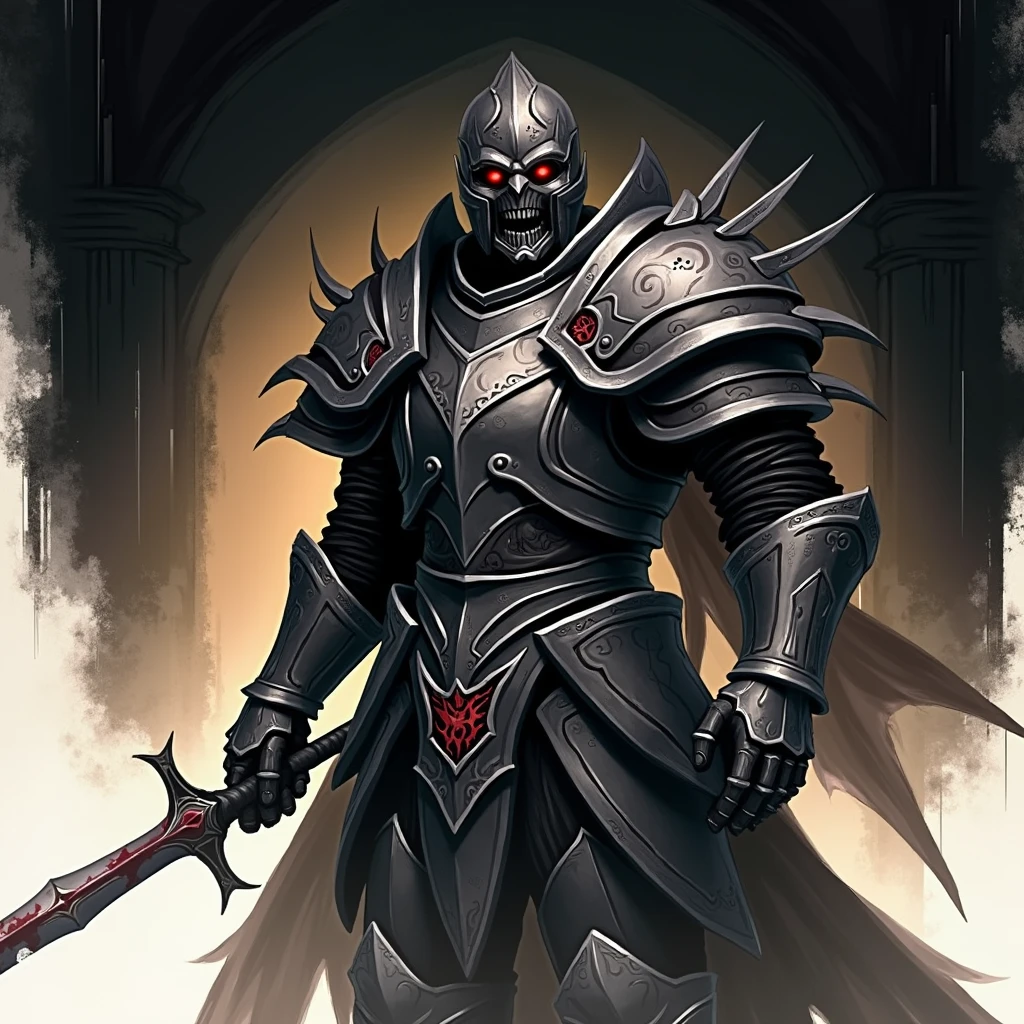 knight with a sword in his hand, evil knight, blood knight, Lord of Ash, dark warrior, armored warrior, Gothic Knight, Knight of the Undead, dark souls art style, fantasy knight, The Scary Knight, dark souls knight, Fantasy Warrior, Ares in heavy armor and sword, dark souls art, dark armor, the dark souls knight 