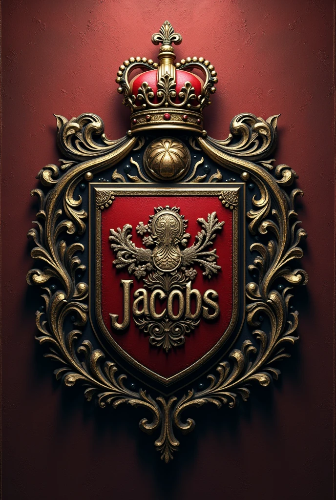 Create an attractive and formal coat of arms with the Jacobs family name