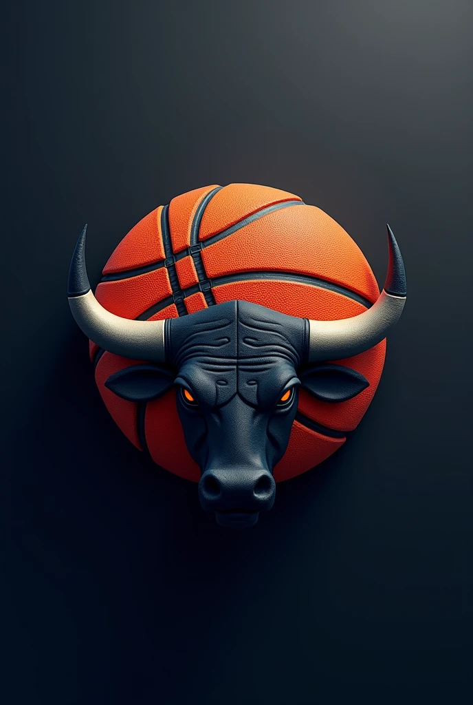 Sports betting logo football basketball with bull full hd
