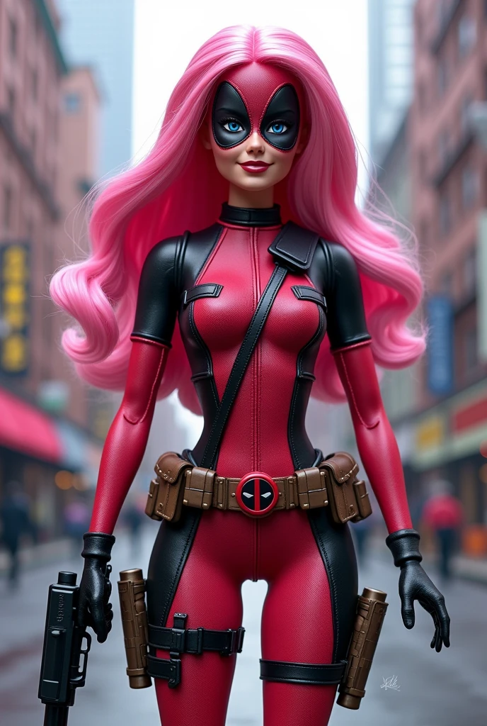 barbie y deadpool