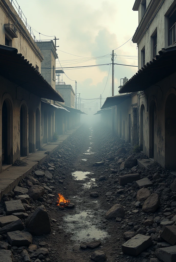 Create a cover that references the fire in patio 8 of Tunja Colombia in June 2022