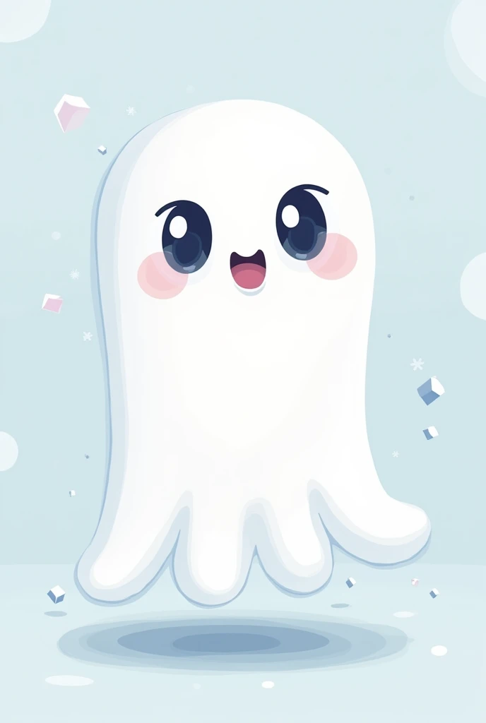 Generate an image related to someone ghosting emails and keep the person simple cartoon ... "Ghosting emails"