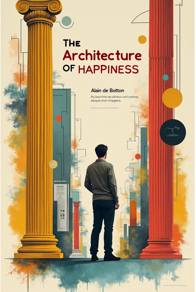 Create a hand made poster based on the book The Architecture Of Happiness with
Options 