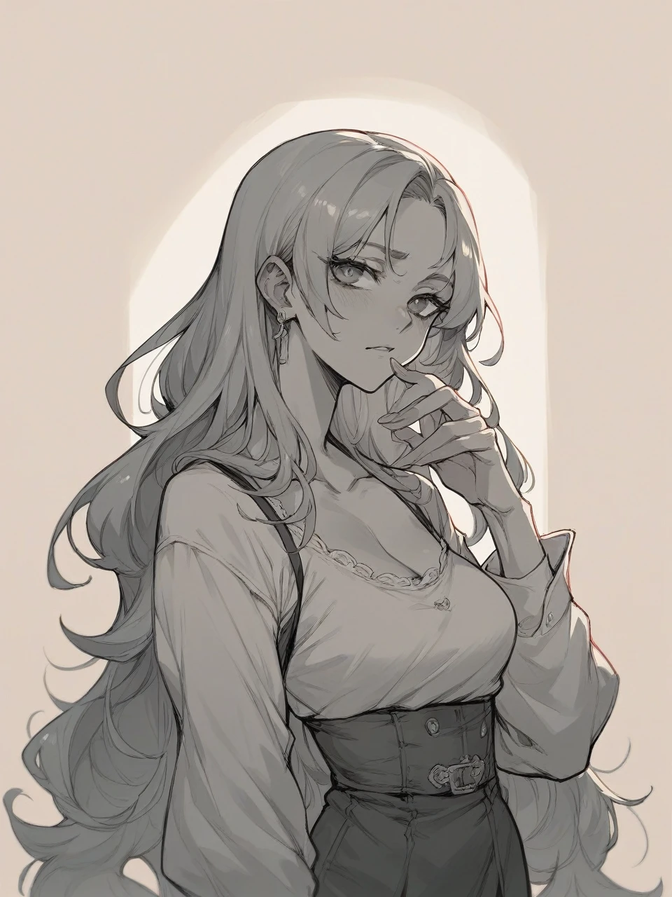 Hot , holding her on hands