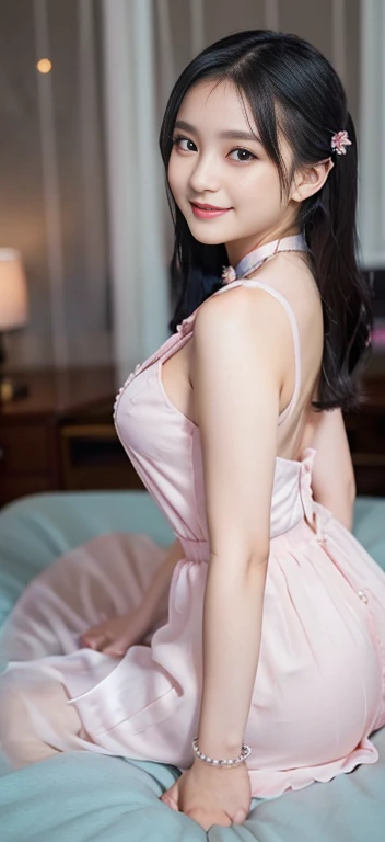 two girl kissing,,(bright lighting,romantic setting),dreamy background,,dark hair, mesmerizing gaze, , soft skin, alluring beauty, artistic portrait, high-quality image, vibrant colors,translucent long silk gown, mosquito net, lying down, romantic bedroom,bondage Beautiful, cute baby Face, russian lolita Girl,e eyes, high ponytail hair, black hair, hair ornaments, wearing sexy pink mini kebaya dress, micro skirt, Rounded medium Breast, cleavage cutout, slightly Chubby , luxury necklace, White Skin, Smiling, bedroom Background, full body portrait, high heels, Perfect Potrait, Bokeh Effect, Look at Viewer, Armpit, Perfect Eye, Perfect Hand, Perfect Finger, Bracelet, Ring, ((adorable:1.2)), ((masterpiece:1.1)), ((bokeh:1.2)),two 18 year old tween girls trying on cute clothes, two close friends, colored hair, collar, skinny body, detailed pupils, beautiful face, perfect faces like young asian models, tattoo, touching each other, back straps, innocent expression, enticing, full body showing legs, garter with stockings, good lighting, high heels, cute glasses, kawai cosplay girls, strapped colored dresses with cutouts slits, bright playful, thin model, cute young teen girls.