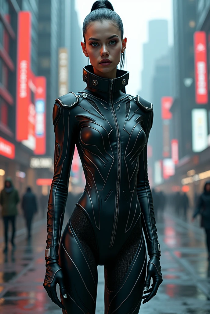 Fashion desing cyberpunk inspired