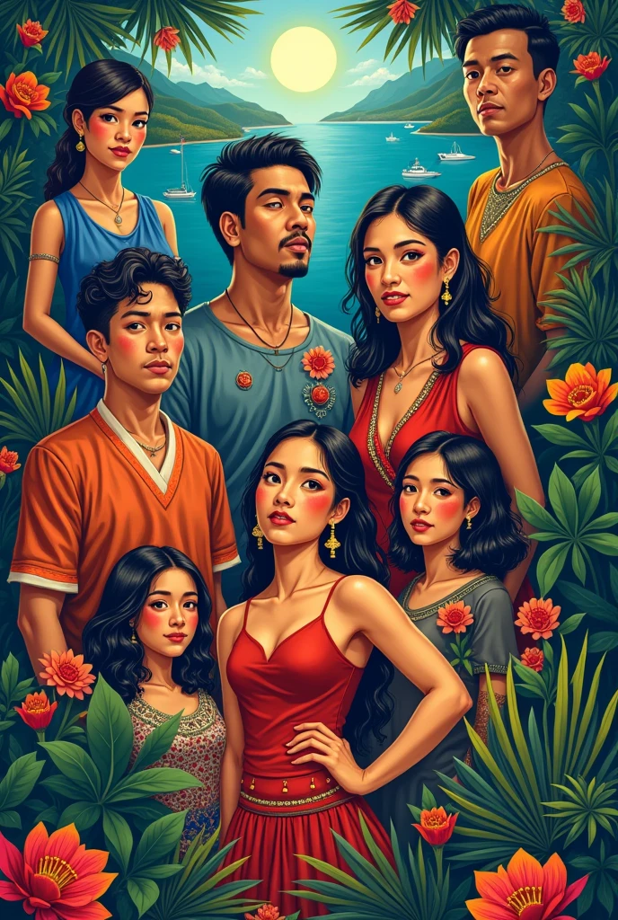 depict four contemporary filipino culture and integrate three elements and two principles of art