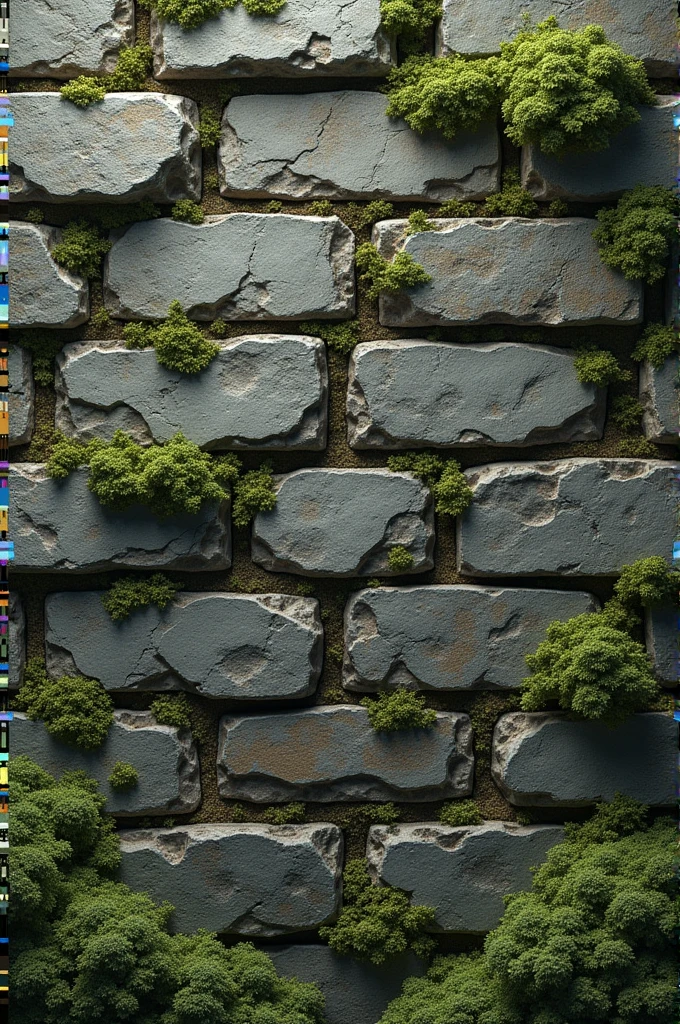 block like mossy cobblestone texture
