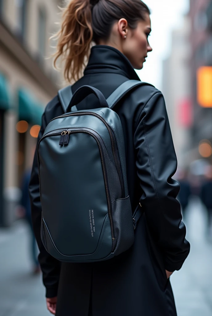 A smart, multifunctional bag designed to make daily life easier, offering a combination of practicality, organization and technology.
Has wireless charging, dim led light inside, an average size, coated with waterproof material, cyber design aimed at female audiences.