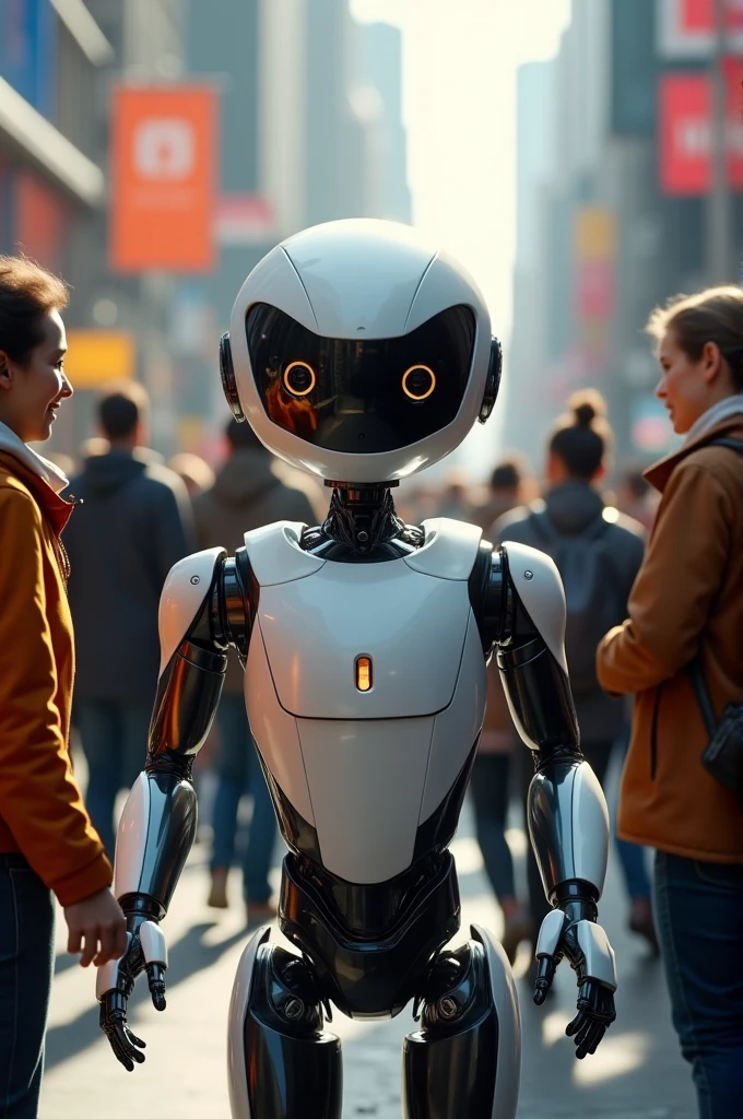 Give me a robot with interacting to people