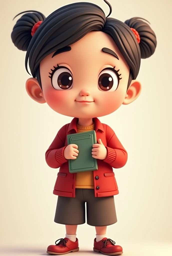 MAKE A CHINESE OLDER ADULT TEACHER IN CARTOON STYLE, NOTHING REALISTIC ABOUT SCHOOL CLOTHES. I DON&#39;T WANT A REALISTIC CARTOON IN THE STYLE OF THE SCRATCH WEBSITE





