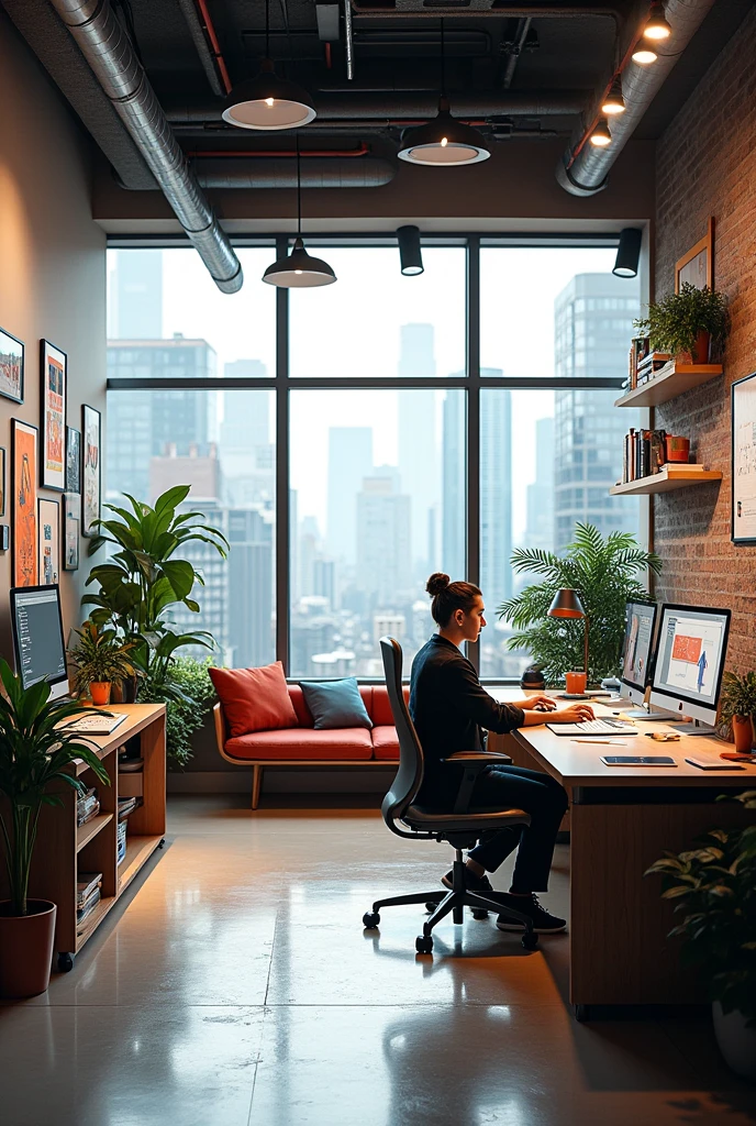 Create office for graphic designer