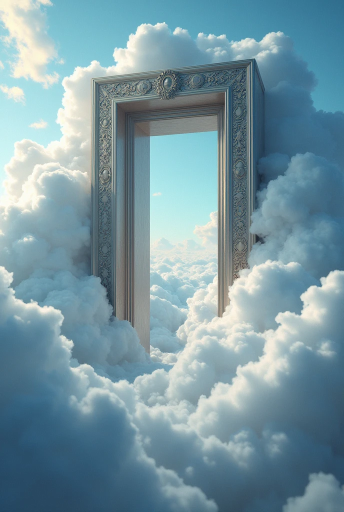 doors in the sky with clouds