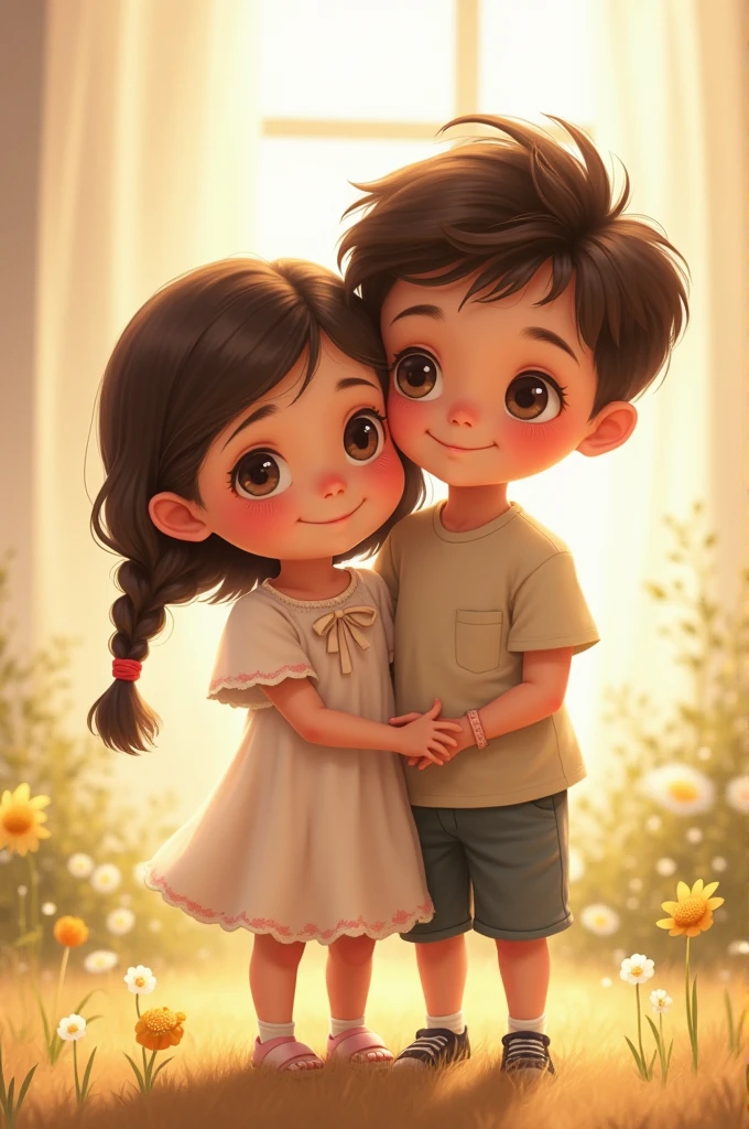 Girl with boy
