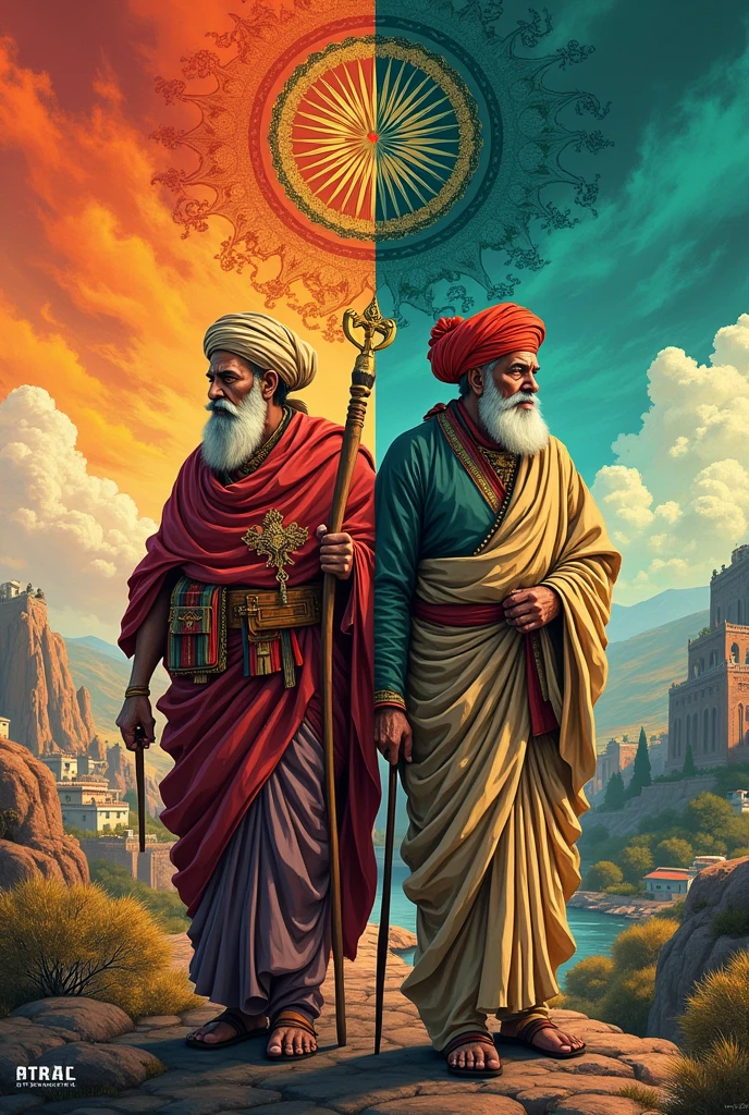 India or palestine poster