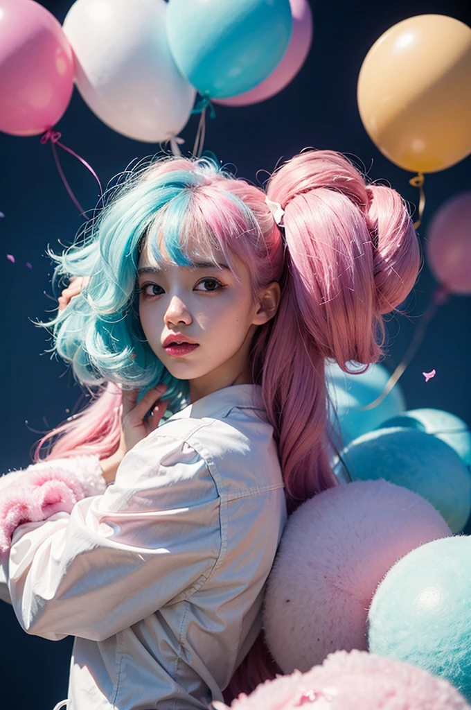 cotton candy background, no humans