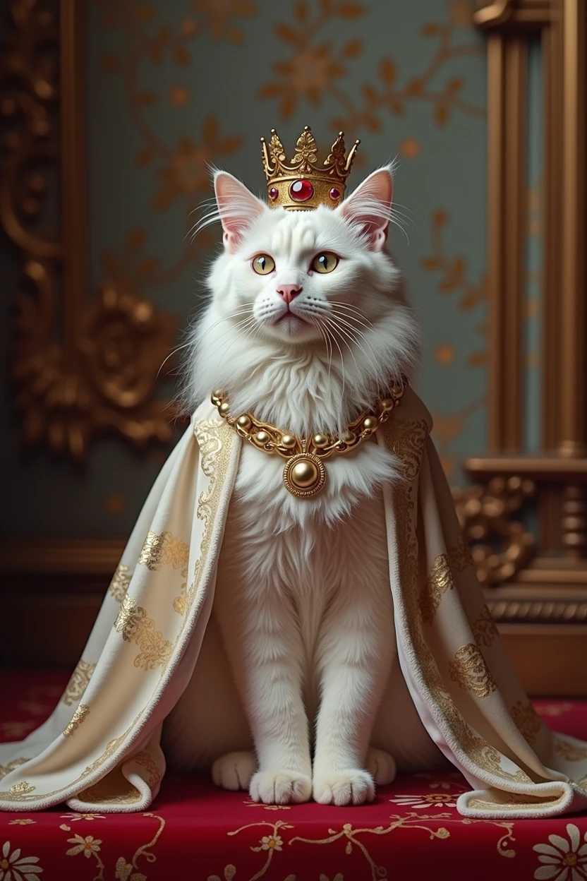 Europe、The prosperous royal city、The corrupt aristocracy、Blood、The ladder of rights、hymn,A white cat is crowned queen