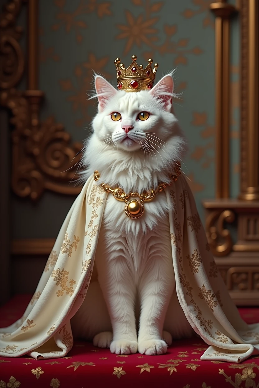 Europe、The prosperous royal city、The corrupt aristocracy、Blood、The ladder of rights、hymn,A white cat is crowned queen