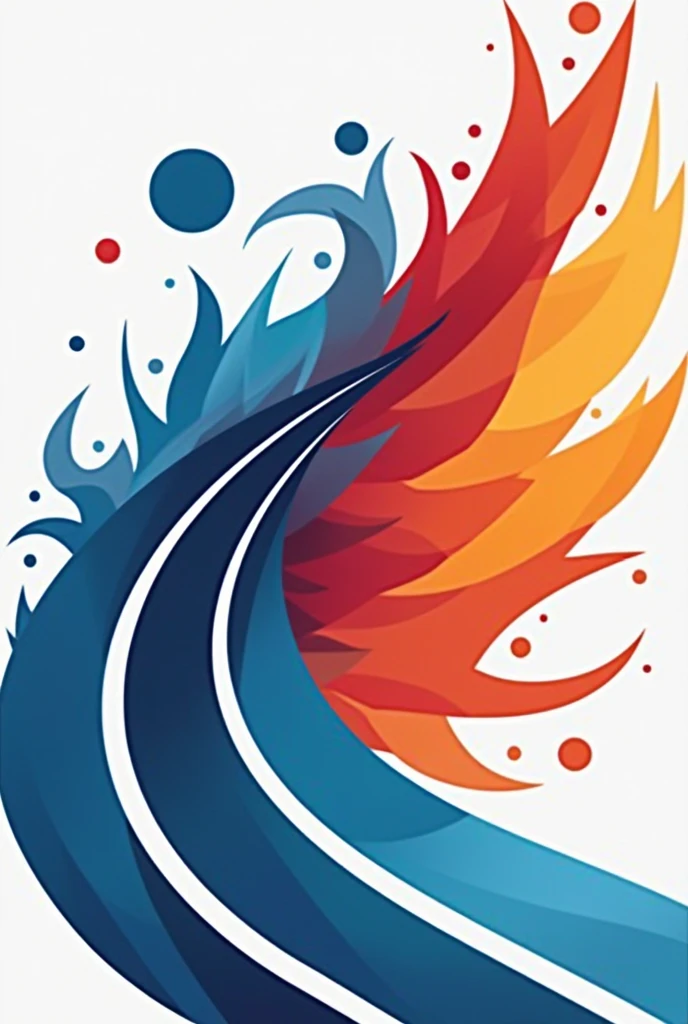 Create a logo with the name "Secretary of Education and Sports"In Spanish the image may be allusive to the name With the colors blue, red, orange and the range of these colors