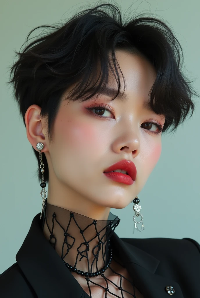 Jungkook&#39;s androgynous style, beginnings 2020 piercing
