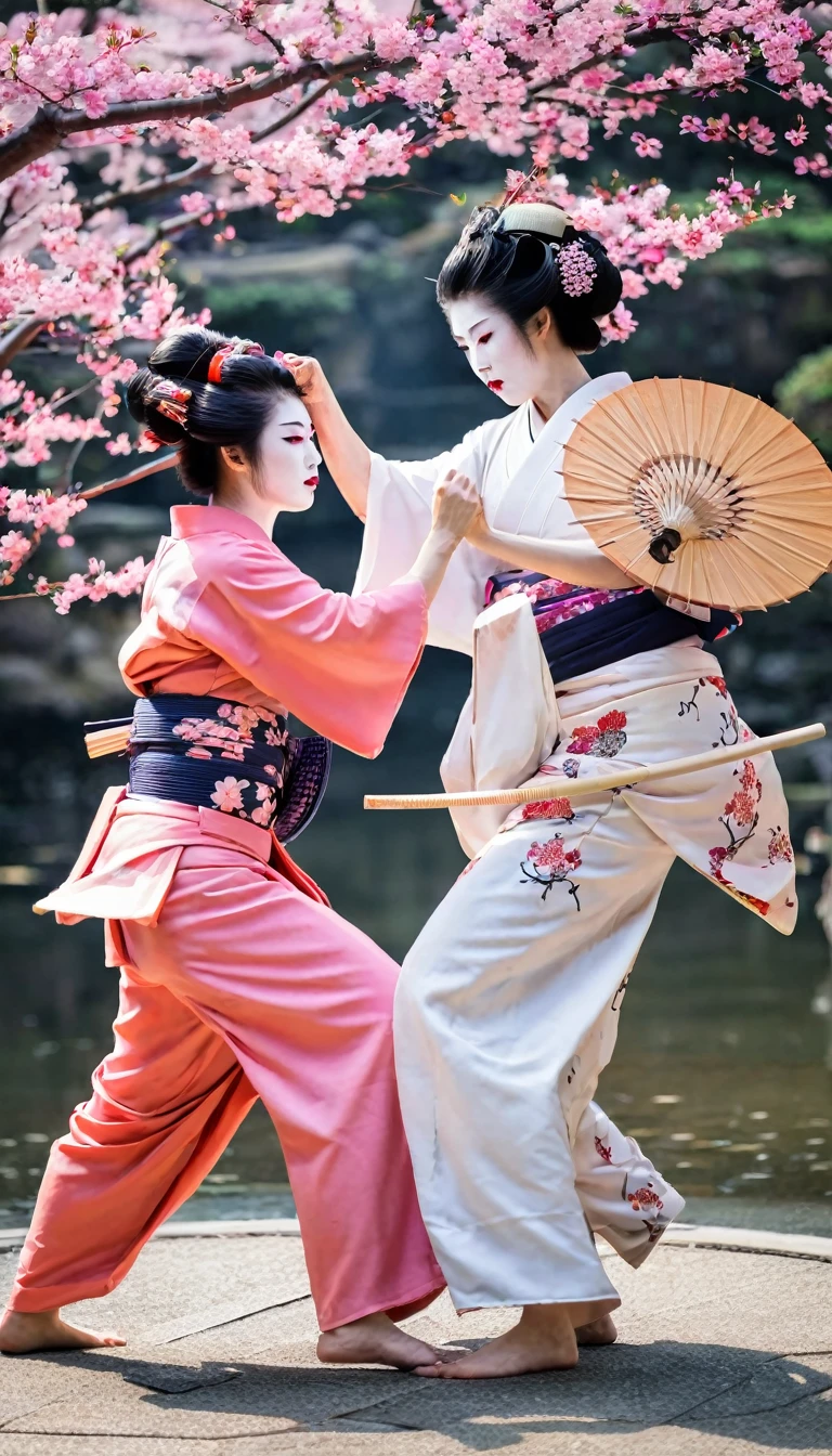 JAPANESE 🌸GEISHA  fight