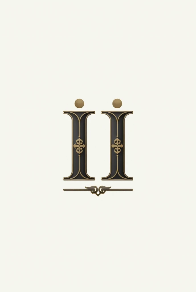 Make a unique logo of 'II'. The comapny name is 'Islam Industries'. 