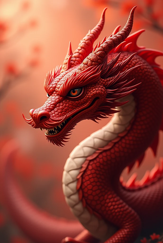 Dragon,adult,red,