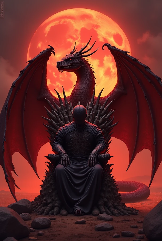 Dragon,adult,red, game of thrones