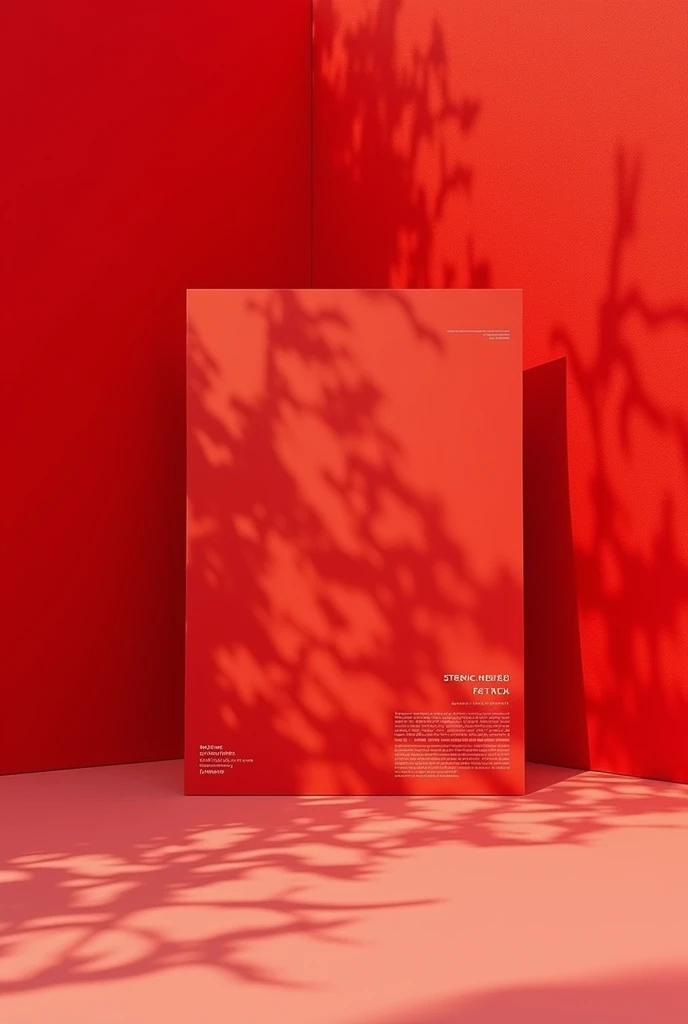 Give me a flyer for advertising on Instagram. It is a design company that uses red colors.