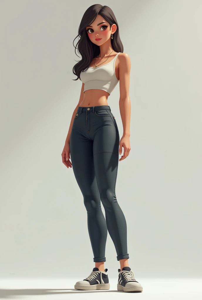Girl with tight pants
