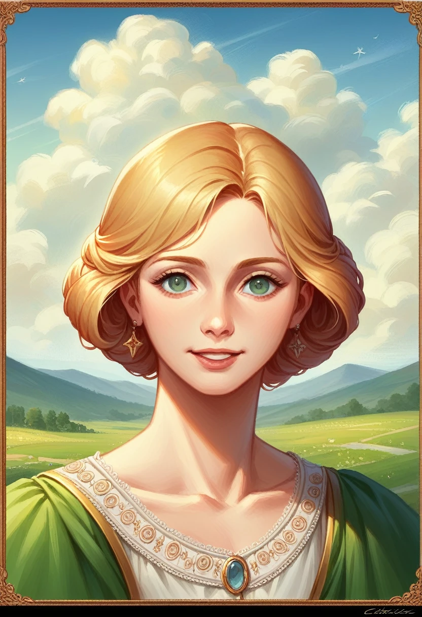 medieval girl, joyful, hope, close-up portrait, intricate, elegant, volumetric lighting, scenery, digital painting, highly detailed, artstation, sharp focus, illustration, concept art, ruan jia, steve mccurry