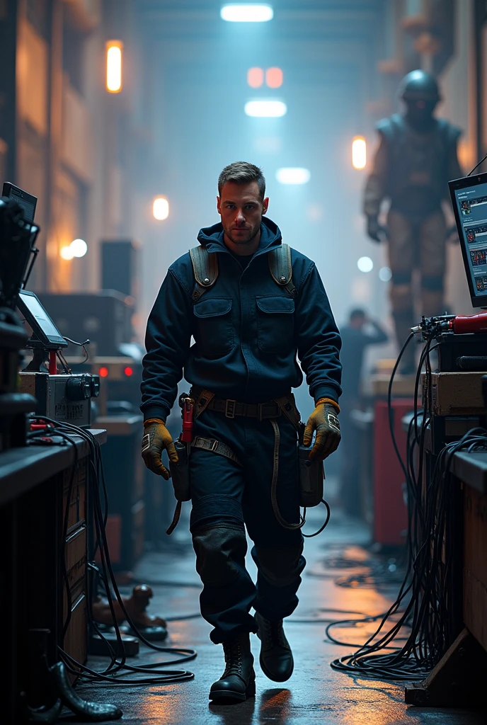 Fuchs as event technician