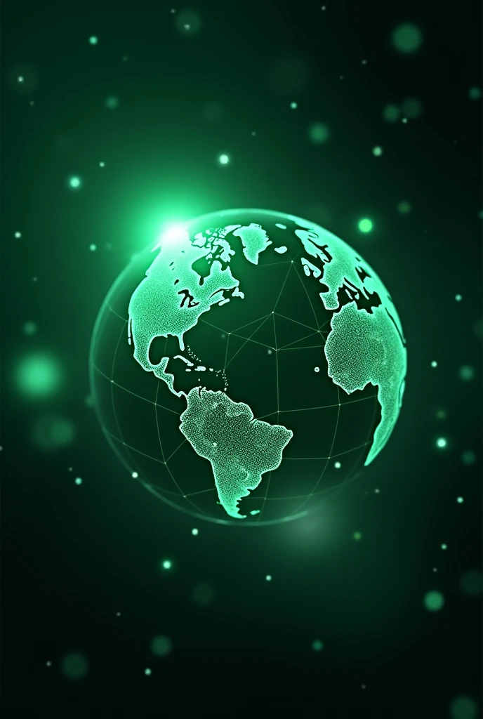 green light internet connections, terrestrial globe