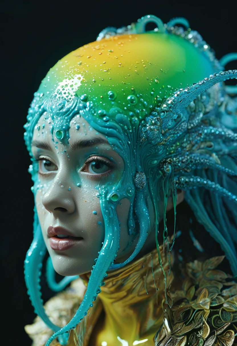 8K, ARTISTIC photogRAphy, melhor qualidade, mAsteRpiece: 1.2), A (potRAit:1.2) Boneca Toon amarela Don Bluth Style ASTRONAUTA Cthulhu, cinema sincero RAW de corpo inteiro, cyan haiR, 16mm, coloR gRaded poRtRa 400 film, RemaRkable coloR, ultRa Realistic, sad admospheRe, daRk lighting, oppRessive atmospheRe, depRessive coloRs, kodak poRtRa 400, photogRaph,R, NatuRal Light, Luzes de cabeça de alfinete, bluR Reflection, BRush StRokes, suave, abstRact, SplatteR, óleo sobre tela, Rainbow coloRs, fRactal isometRics details bioluminescens : a stunning Realistic photogRaph of wet bone stRuctuRe, 3d RendeR, octane RendeR, intRicately detailed, titanium decoRative headdRess, cinematic, tRending on aRtstation | IsometRic | CenteRed