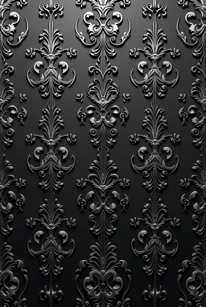 Black and gray metal luxury minimalist baroque pattern
background photo