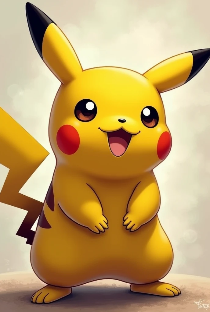Muscular Pikachu