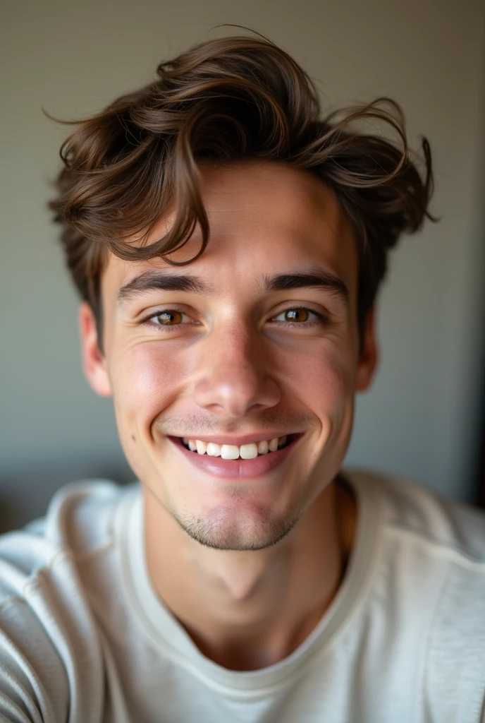 Cute guy selfie