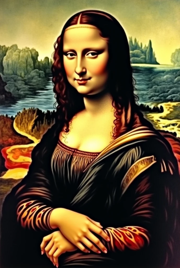 Mona Lisa artwork by artist Junji Ito