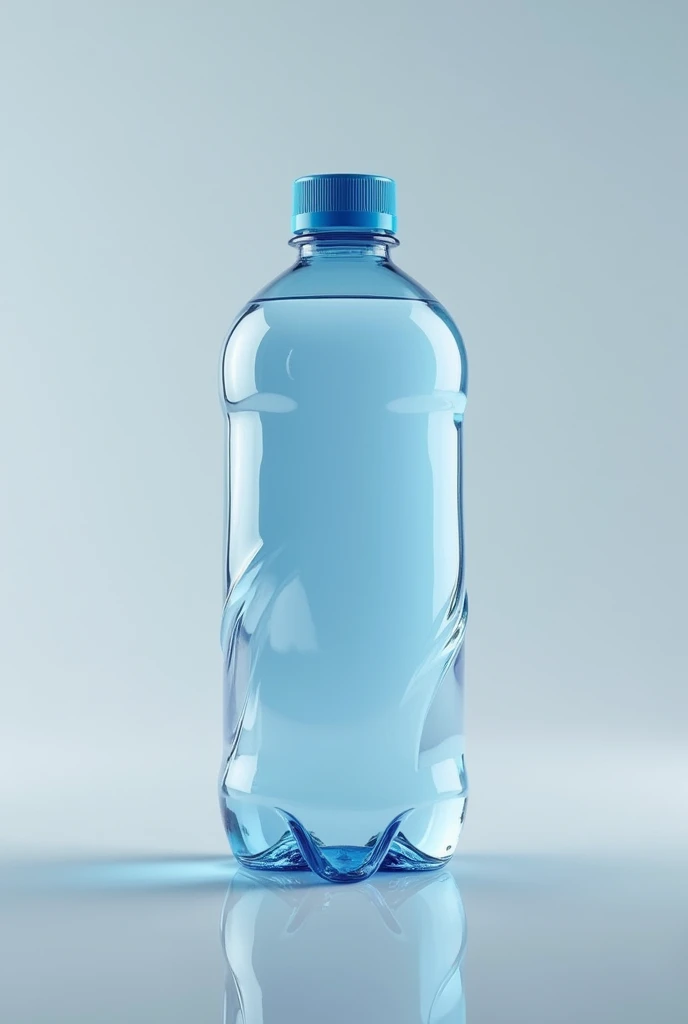 create an image of a water bottle IN DECERT